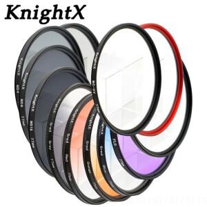 KnightX ND FLD UV MC 스타 렌즈 컬러 필터 52mm 58 67 55 77mm Nikon Canon EOS 7D 5D 6D 50D 60D 600D d5