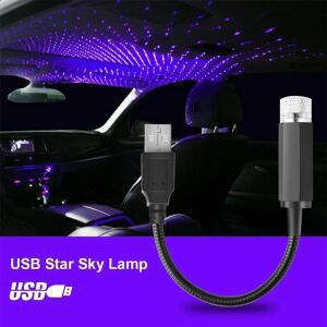 미니 LED 자동차 천장 스타 야간 조명 프로젝터 인테리어 주변 밤 별이 하늘 USB 장식 플러그앤플레이