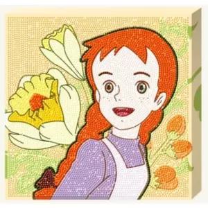 [하비스]DIY 보석십자수 빨강머리앤 행복한미소 25x25 BS25-502