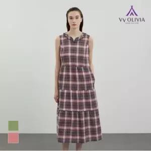 [올리비아로렌] 체크 프린트 원피스 신선도원몰 VVCOA4M5261