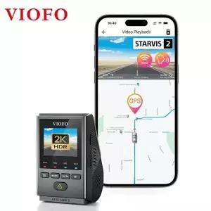 VIOFO 차량용 A119MINI-2 대시 캠 DVR 음성 제어 5GHz Wi-Fi 및 GPS 비디오 레코더 버퍼링 주차 모드 2K