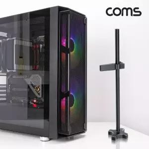 1단 그래픽카드 가이드 VGA GPU 수직 거치대 지지대 홀더 알루미늄 받침대 브라켓 고정 높이 조절 검은색