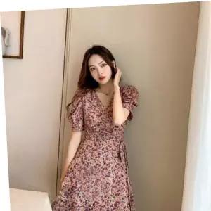 랩원피스 꽃무늬플라워 봄여름 비치 로브 미니 투웨이