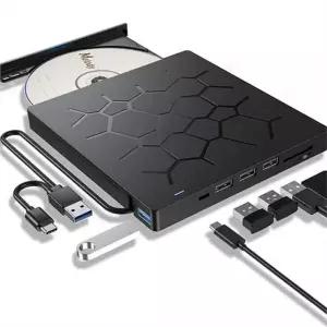 [골드스마일]외장 cd 롬 외장 dvd 롬 휴대용 레코더 드라이브 저장 멀티 허브