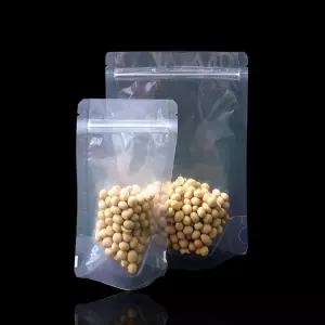 투명 PET 지퍼스탠드 진열봉투 25X33cm 밑6cm 100P 한약파우치 음료파우치 약봉지 PET봉투