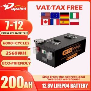 12V 100Ah LiFePO4 배터리 24V 48V 리튬인산철 내장 BMS 태양광 보트용 무관세