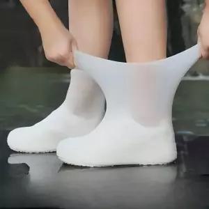 비 우산 신발 장화 발 비닐 라 부츠 커버 방수 밑창 내마모성 성인용 미끄럼