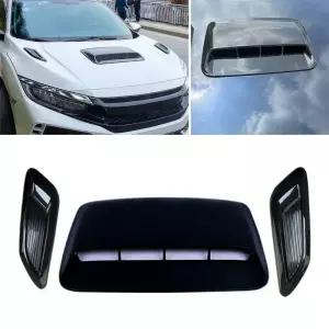 본넷덕트 차량용 공기 흡기 후드 스쿠프 보넷 벤트 스티커 커버 40cm