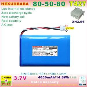 OTDR 테스터용 리튬 이온 배터리 805080 3.7V 4000mAh NK3200 AUA800 FF-980REV T427
