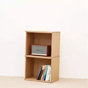 친절한탄씨 종이 책장 종이 선반 모듈형 무볼트 diy 조립식 거실 진열 수납장 간이 종이책장 종이선반