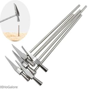 휴대용 2Pcs 미니 해머 도구 키트 정밀 보석 시계 수리를 위한 컴포트 그립 칼림바 튜닝 유지 관리