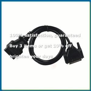 CK100 OBD2 16핀-DB25 케이블 25핀 스레드 어댑터 자동차 커넥터 연장 진단 도구