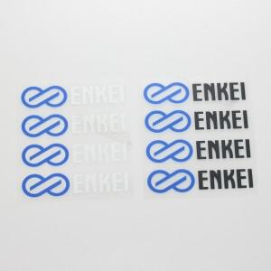 4개/대 자동차 스타일링 JDM 림 스티커 ENKEI 레이싱 휠 PVC 장식 타이어 방수