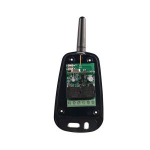 방수 IP54 433.92MHz 2채널 차고 게이트 문 리모컨 명령 고정 롤링 코드 12-24V 수신기
