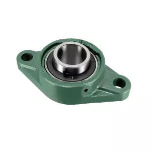 uxcell UCFL207 플랜지형 필로우 블록 베어링 35mm 보어 직경 주철/크롬강 세트 스크류 잠금 1개