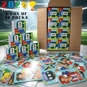 파니니 2026 월드컵 스티커 박스 축구 수집품 선수 50팩 세트 앨범 선물 (십대 팬들)