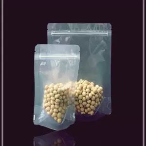 투명 PET 지퍼스탠드 진열봉투 25X33cm 밑6cm 100P 학교 관공서 한약파우치 음료파우치 약봉지