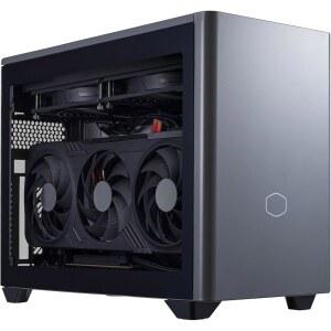 쿨러 마스터 NR2 프로 게이밍 PC - AMD RYZEN 7 7800X3D, NVIDIA GeForce RTX 5070 12GB, 32GB DDR5 6000MHz, 2TB Gen4 M.2, Windows 11, V850 SFX 골드 PSU, 컴팩트 미니 ITX 데스크톱