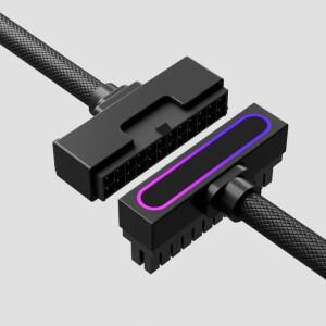 마더보드 연장 케이블 1PCS  ATX24PIN ARGB 동기식 30CM 컴퓨터 전원