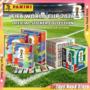 호환 파니니 2026 FIFA 월드컵  축구 스티커 카드  박스 한정판 앨범 수집용 TCG 장난감
