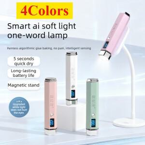 AI 스마트 UV LED 네일 라이트 미니 소형 드라이어  젤 경화용 가정 및 여행용 램프