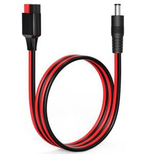 휴대용 발전소 태양광 발전기용 DC 5.5mm X 2.1mm 커넥터 연장 케이블 15/30/45A 앤더슨 포트와 호환 가능.