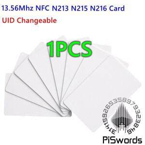 13.56Mhz NFC N213 Ntag215 카드 UID 복사 복제 백업 중복 변경 가능