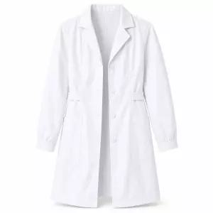 골든카트 신실루 여성 폴리에스터 면 혼방 긴소매 실험실 가운
