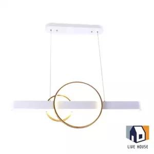 식탁조명 LED 펜던트등 일자 인테리어 조명 40w