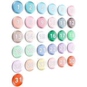 달력 번호, 컬러 지우개 자석 냉장고(라이트 2.5cm(1인치)) 자석, 화이트보 드라이