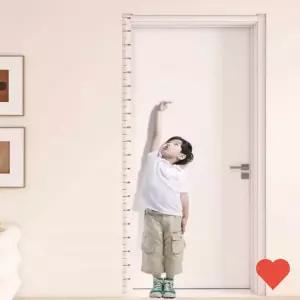 아기 키재기 200cm 유아 벽 판 신장 측정기 키 측정 스티커
