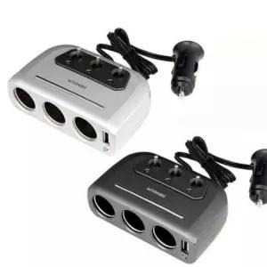 (다올)멀티소켓 제노바 USB 스위치 3구소캣 동시충전 시가잭