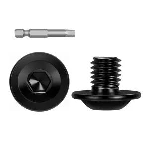 M3-0.5 x 8mm 100 PCS 플랜지 버튼 헤드 소켓 캡 볼트 나사 스테인리스 스틸 304 앨런 드라이브 드라이버