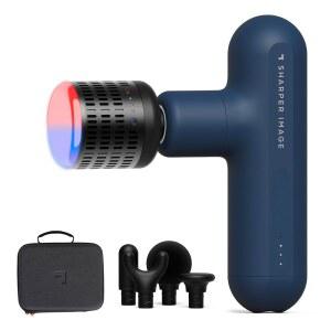 샤프 이미지 딥 티슈 타악기 마사지 건 파워부스트 무브 에보 핫 앤 콜드 충전식 핸드헬드 마사지기 4가지