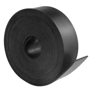 DGSL 네오프렌 고무 스트립 1 W x 1/16 T 10 L 고체 시트 롤 및 개스킷 DIY 재료 패드 공예품 날씨