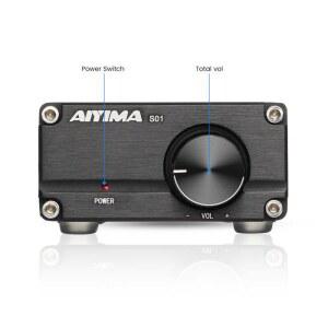 AIYIMA 100W 서브 우퍼 블루투스오디오 AIYIMA 고출력 아웃 프리엠프