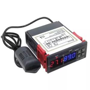 자동온도조절기 디지털 온도 조절 습도 조절기 STC 3028 AC 110V 220V DC 12V 습도계 인큐베이터