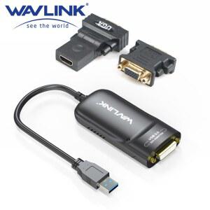 HDMITODVI WAVLINK PENDRIVE USB 3 0 DVIHDMIVGA HD 외부 모니터 DISPLAYLINK 출력 WIDOWS 어댑터 MAC 1080P 멀티 비디오