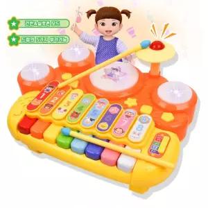 소근육발달 악기장난감 콩순이 드럼실로폰 유아교구 어린이집완구 아기선물 실내놀이