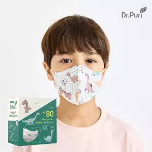 닥터퓨리 어린이 마스크 KF80 다이노스 키즈 유아 소형 25매입 1개