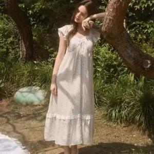 바풀 LL6040-52 커플잠옷 라이오셀 원피스 잠옷 파자마 신혼부부 홈드레스