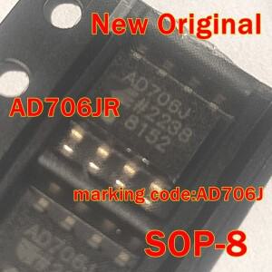 1pcs ~ AD706JRZ SOP-8  원본 마킹 코드: 듀얼 피코암페어 입력 전류 바이폴라 연산 증폭기
