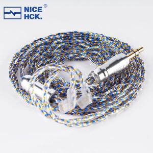 NICEHCK BlueNoble 7N 고순도 이어폰 업그레이드 케이블 2Pin/QDC HiFi 오디오 와이어 (로키스 돈-X P50 데