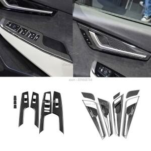 호환 EV6 GT 라인 2021 LHD RHD용 실내 액세서리 문 핸들 보울 프로텍터 사이드 윈도우 스위치 패널 커버