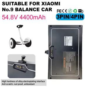 54.8V 4400mAh/5200mAh 배터리 No.9 밸런스 미니 소형 프로 스쿠터 3PIN/4Pin 리튬 용 Ninebot