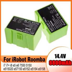 ABL-D1 14.4V 6800MAH 호환 교체 부품 - 룸바 e & i 시리즈 로봇 청소기 i3+ i4+ i7+ i8+용 리튬 이온 배터