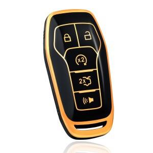 포드 F150 퓨전 에지 익스플로러 머스탱 링컨 MKZ MKC MKX용 TPU 자동차 원격 스마트 키 케이스 포브 커버