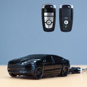 포드 머스탱 익스플로러 엣지 퓨전 Mondeo F150 스마트 원격 자동차 키 케이스 커버 Fob 체인스타일링