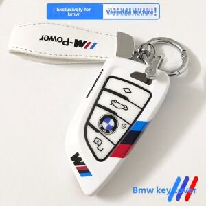 BMW 호환 호환 3 시리즈 2025 자동차 키케이스 남성용 여성용 325li X3/BMW 호환 호환 5 프리미엄 쉘 버클