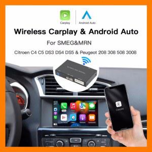 카플레이 네비게이션 carplay 푸조 호환 시트로엥 피카소 DS4 DS3 308 508 208 2008 C4용 신형 업그레이드 무선 카플레이 안드로이드 차량용 레트로핏 디코더 모듈 키트